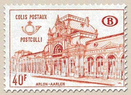 FindYourStampsValue: Parcel Post and Railway: Arlon Station