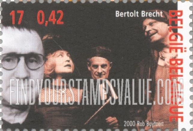 FindYourStampsValue: The 20th Century: Bertolt Brecht, dramatist