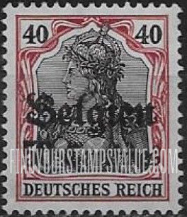 FindYourStampsValue: Under German Occupation: German Stamp