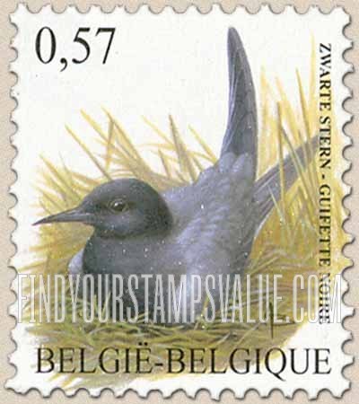 FindYourStampsValue: Bird: Guifette noire