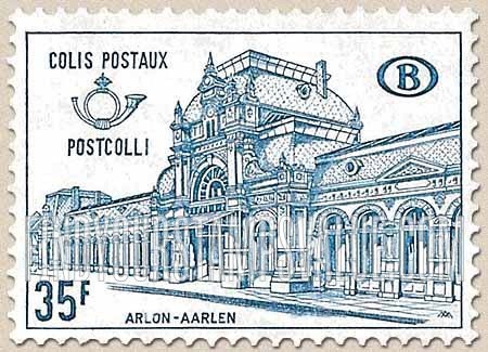 FindYourStampsValue: Parcel Post and Railway: Arlon Railroad Station