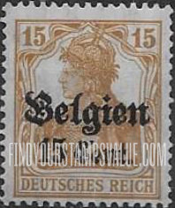 FindYourStampsValue: Under German Occupation: German Stamp