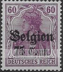 FindYourStampsValue: Under German Occupation: German Stamp