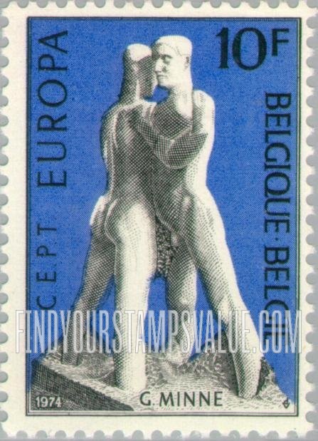FindYourStampsValue: Europa 1974: Solidarity, by Georges Minne