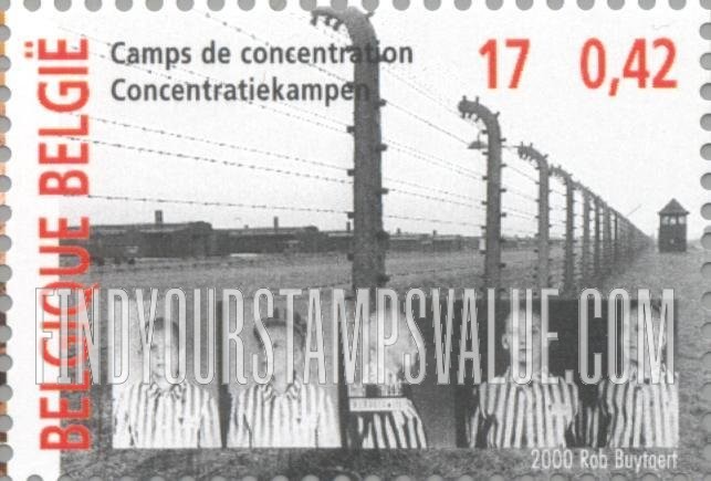 FindYourStampsValue: The 20th Century: Concentration camps