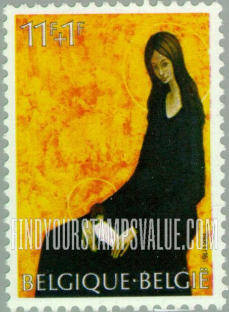 FindYourStampsValue: Semi-Postal: Madonna by Jef Wauters