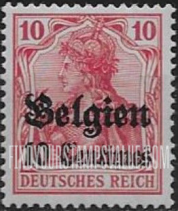 FindYourStampsValue: Under German Occupation: German Stamp