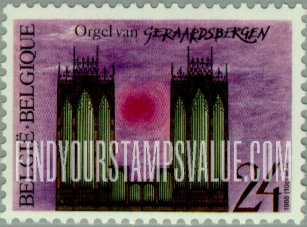 FindYourStampsValue: Cultural Heritage, Artifacts: Church organ, Geraardsbergen