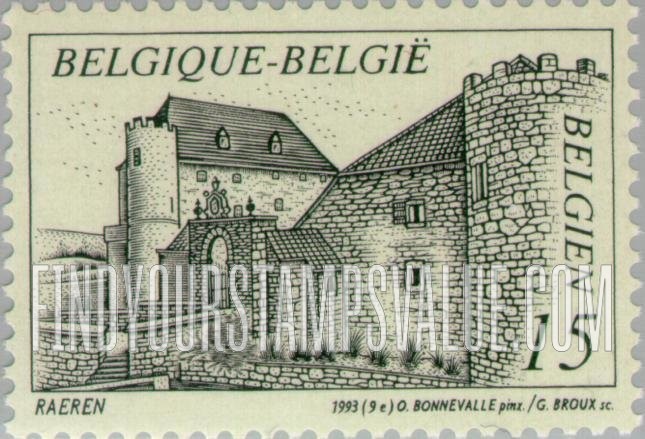 FindYourStampsValue: Tourism, Castles: Raeren