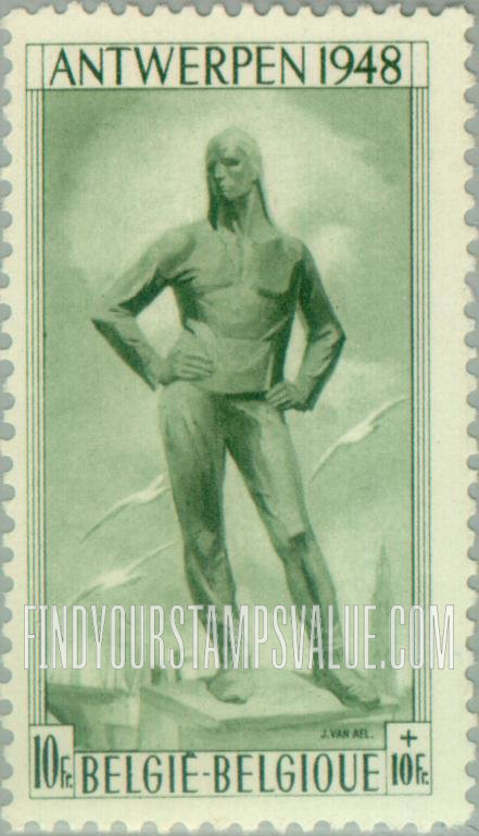FindYourStampsValue: Semi-Postal: Statue “The Unloader”