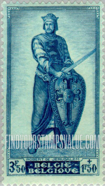 FindYourStampsValue: Semi-Postal: Robert of Jerusalem