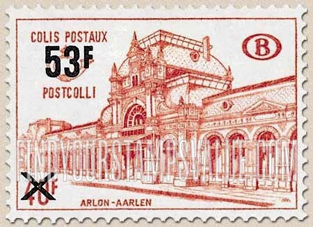 FindYourStampsValue: Parcel Post and Railway: Arlon Station