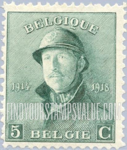 FindYourStampsValue: King Albert in Trench Helmet
