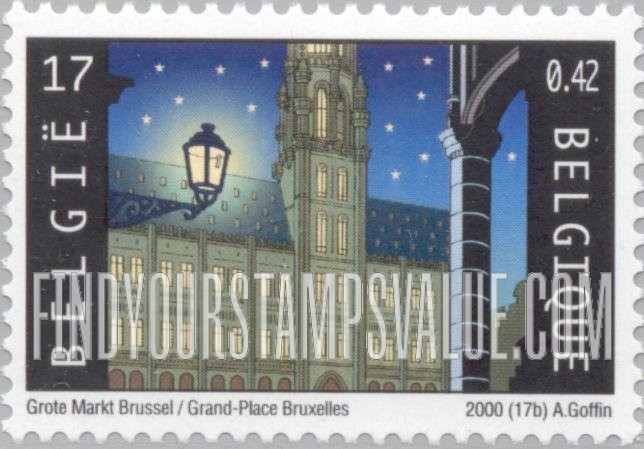 FindYourStampsValue: UNESCO World Heritage Sites: Grand-Place, Brussels