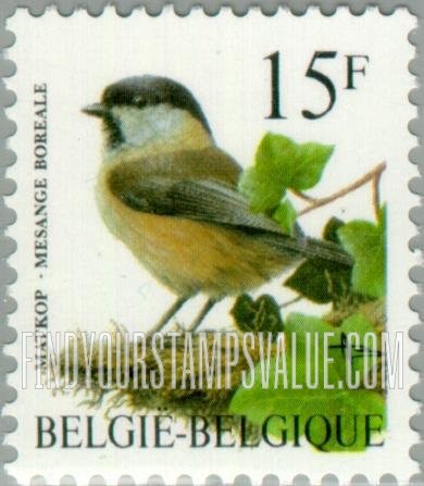 FindYourStampsValue: Bird: Mesange boreale