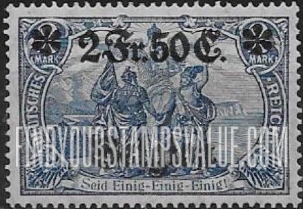 FindYourStampsValue: Under German Occupation: German Stamp