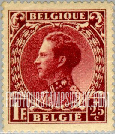 FindYourStampsValue: Semi-Postal: King Leopold III