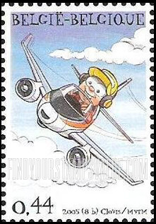FindYourStampsValue: Belgica 2006 World Youth Philatelic Exhibition: Airplane