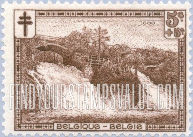 FindYourStampsValue: Semi-Postal: Waterfall at Coo