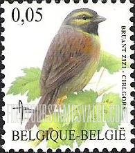 FindYourStampsValue: Bird: Bruant zizi