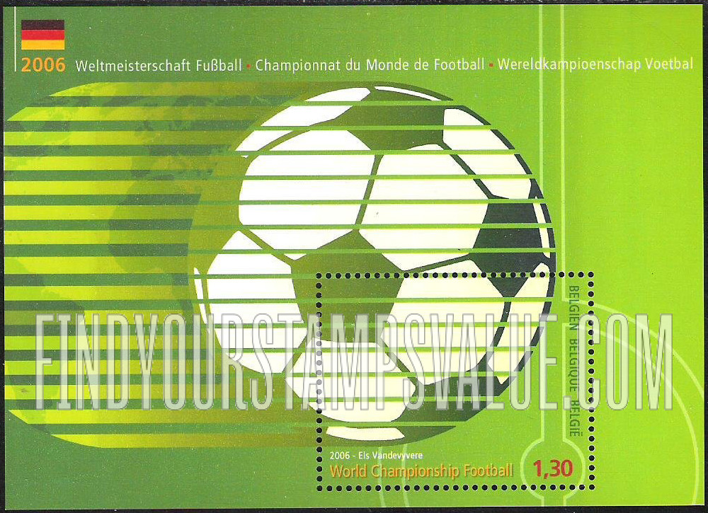 FindYourStampsValue: 2006 World Cup Soccer Championships, Germany