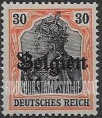FindYourStampsValue: Under German Occupation: German Stamp