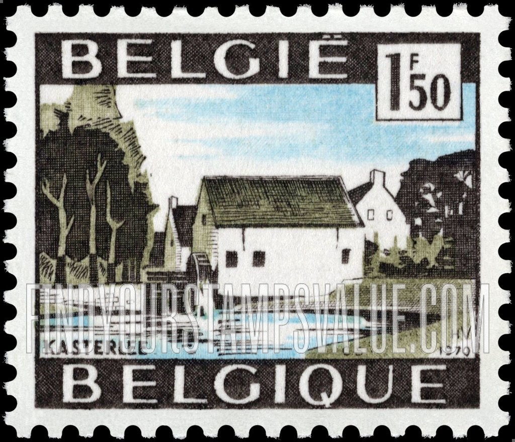 FindYourStampsValue: Tourist: Water mill, Kasterlee