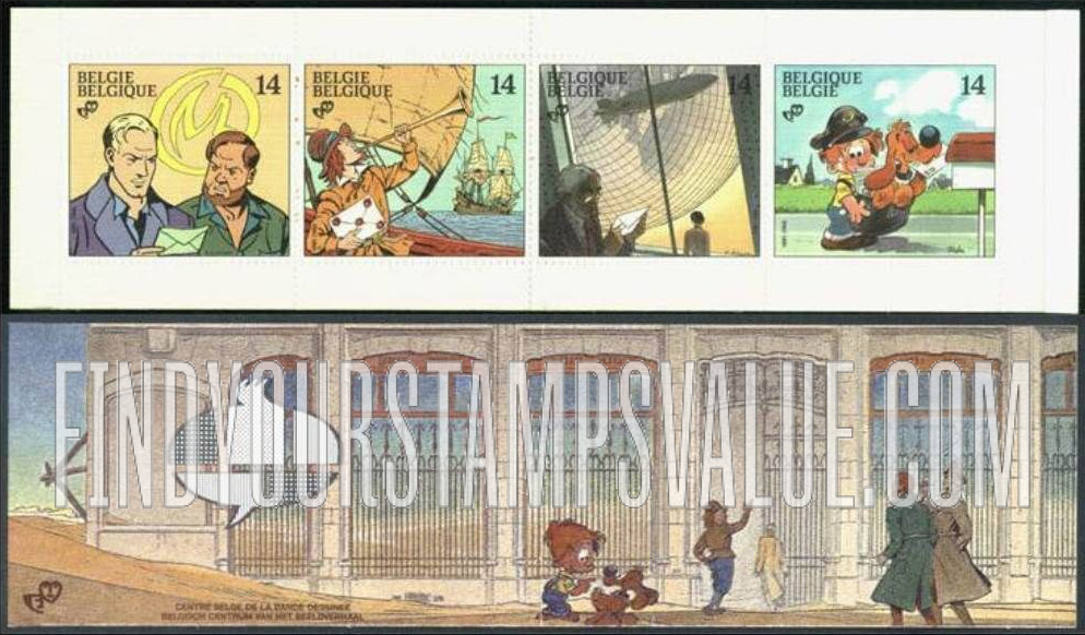 FindYourStampsValue: Youth Philately, Cartoon characters