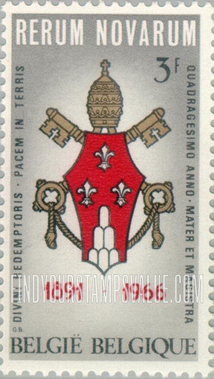 FindYourStampsValue: Arms of Pope Paul VI