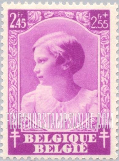 FindYourStampsValue: Semi-Postal: Princess Josephine-Charlotte