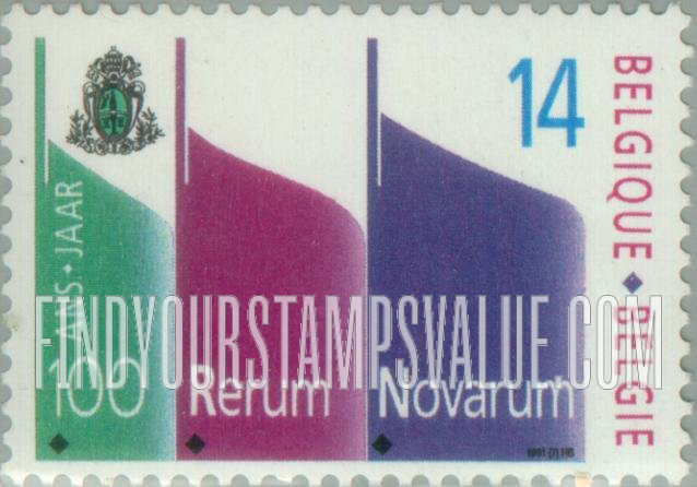 FindYourStampsValue: Rerum Novarum Encyclical, Centenary