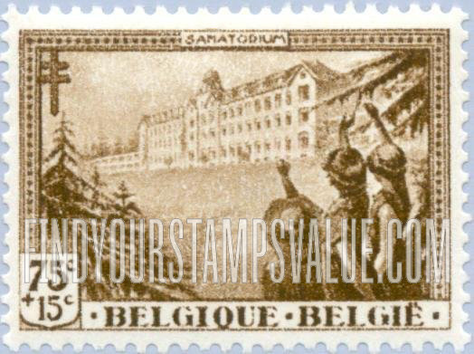 FindYourStampsValue: Semi-Postal: Sanatorium at Waterloo