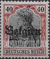 FindYourStampsValue: Under German Occupation: German Stamp