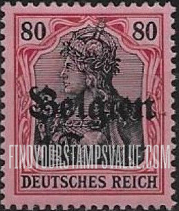 FindYourStampsValue: Under German Occupation: German Stamp