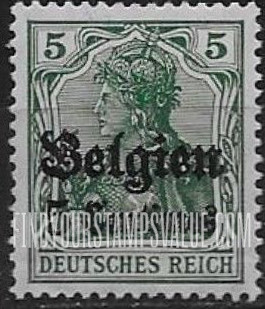 FindYourStampsValue: Under German Occupation: German Stamp