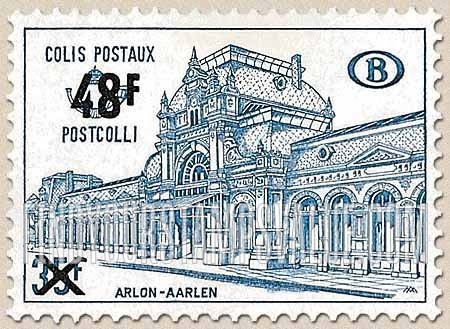 FindYourStampsValue: Parcel Post and Railway: Arlon Railroad Station