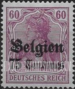FindYourStampsValue: Under German Occupation: German Stamp