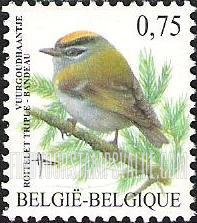 FindYourStampsValue: Bird: Roitelet triple-bandeau