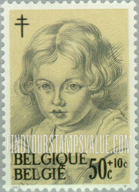 FindYourStampsValue: Semi-Postal: Daughter of Balthazar Gerbier, Painted by Rubens