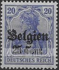 FindYourStampsValue: Under German Occupation: German Stamp
