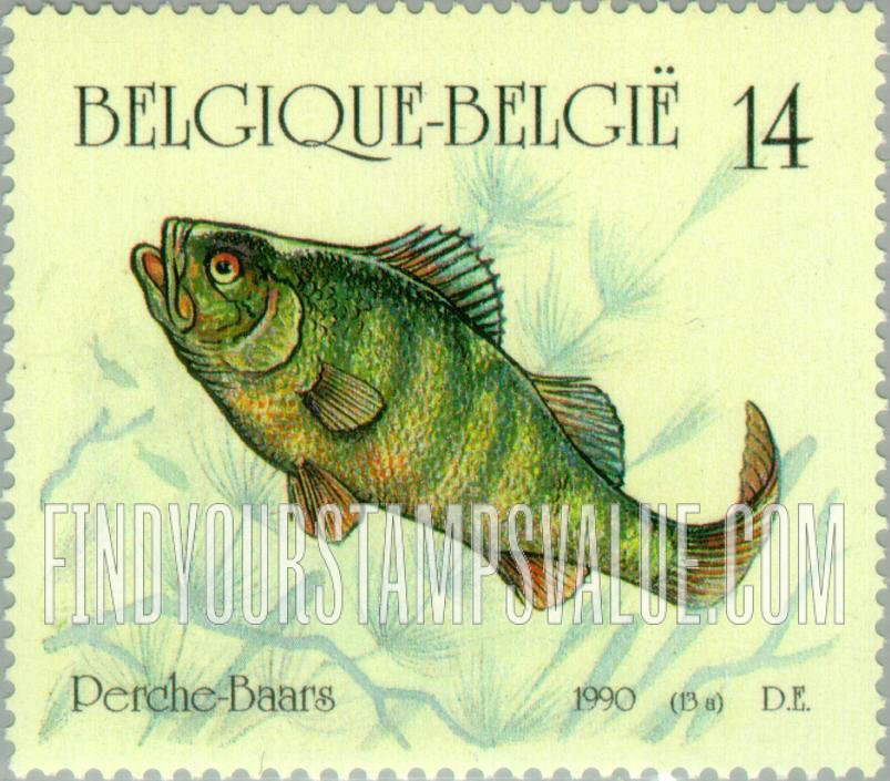 FindYourStampsValue: Fish: Perch (Perche)