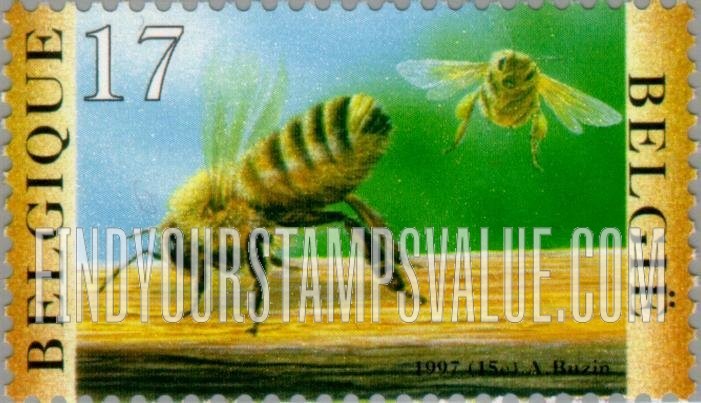 FindYourStampsValue: Bees and Apiculture: Two bees
