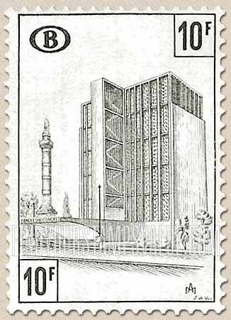FindYourStampsValue: Parcel Post and Railway: Congress Station, Brussels