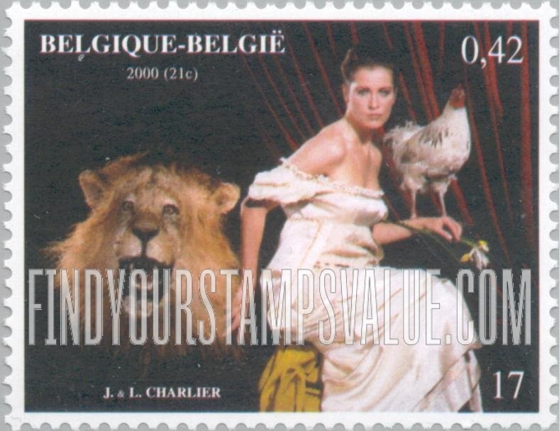 FindYourStampsValue: Contemporary Art: Belgique Eternelle, by J. & L. Charlier