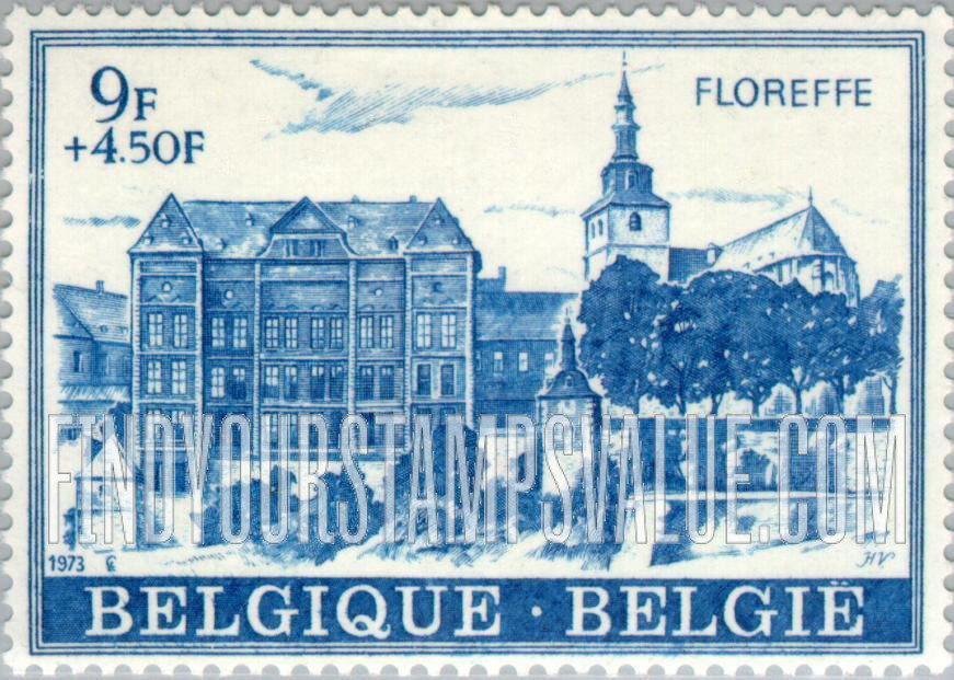 FindYourStampsValue: Semi-Postal: Abbey, Floreffe