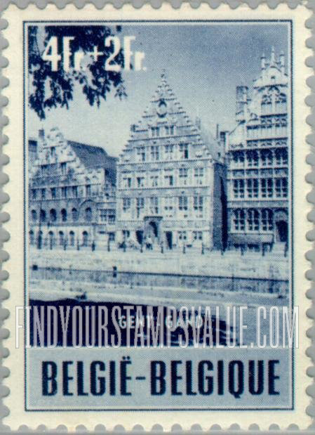 FindYourStampsValue: Semi-Postal: Wharf at Ghent