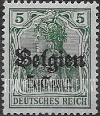 FindYourStampsValue: Under German Occupation: German Stamp