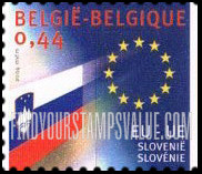 FindYourStampsValue: Expansion of European Union, Flags of newly-admitted countries: Slovenia