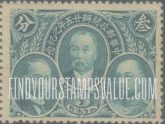 FindYourStampsValue: Yeh Kung-cho, Hsu Shi-chang and Chin Yun- peng - 叶恭绰,徐世昌和靳云鹏