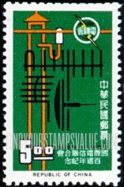 FindYourStampsValue: ITU Emblem, Old and New Communication Equipment - 国际电联会徽,新旧通信设备